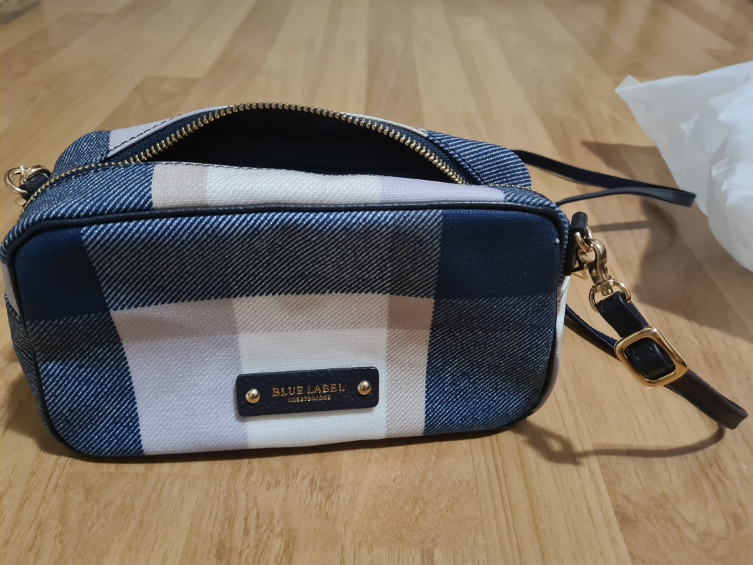 Blue label camera bag, Women's Fashion, Bags & Wallets, Cross-body 
