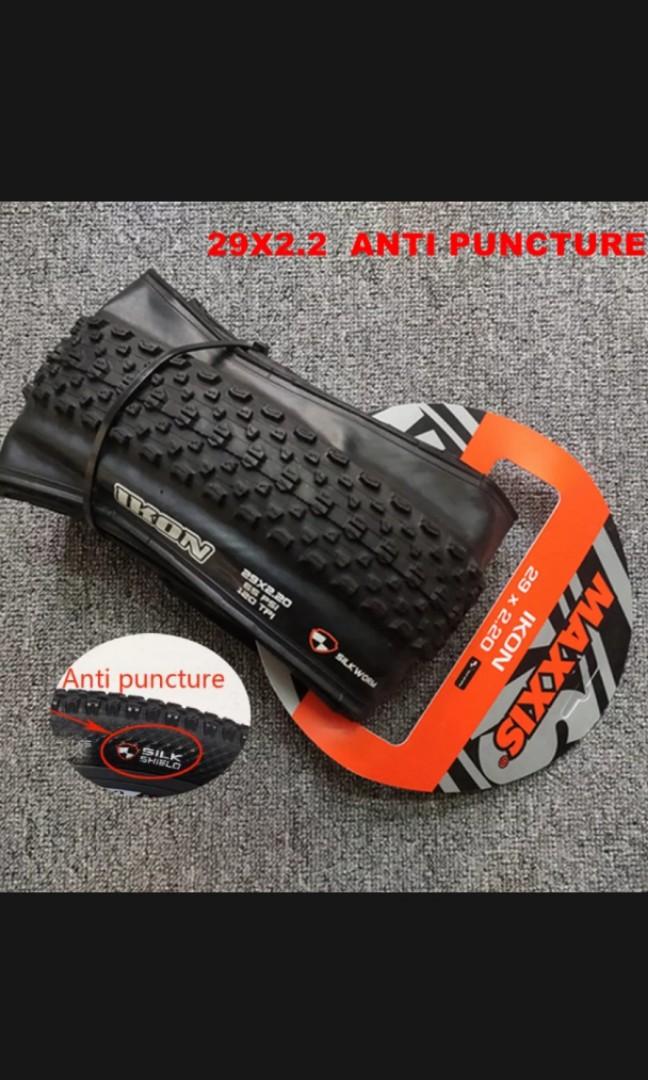 BRAND NEW MAXXIS IKON 29 x2.2 Folding Tyre Silkworm with Anti puncture pair Sports Equipment Bicycles Parts Parts Accessories on Carousell