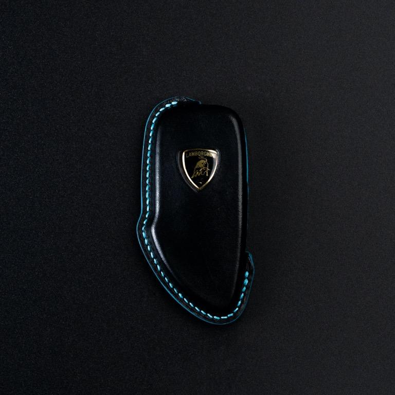 Good Goody Luxury Car Key Pouch (Black Color) Leather Lamborghini