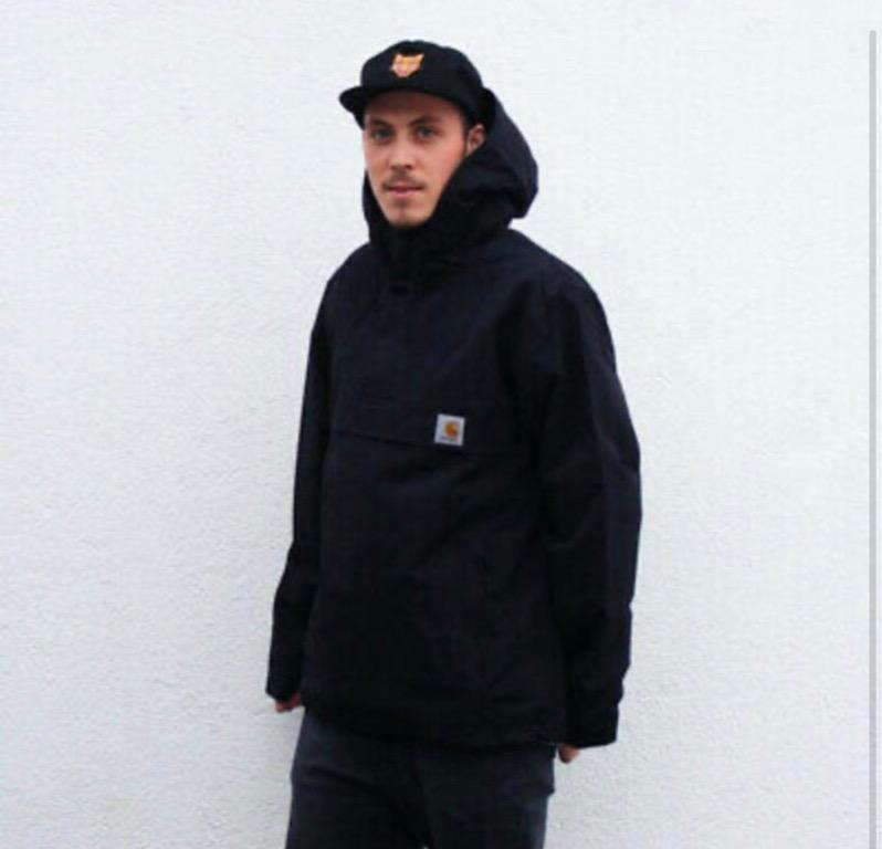 Carhartt WIP nimbus pullover jacket in Black Size xs