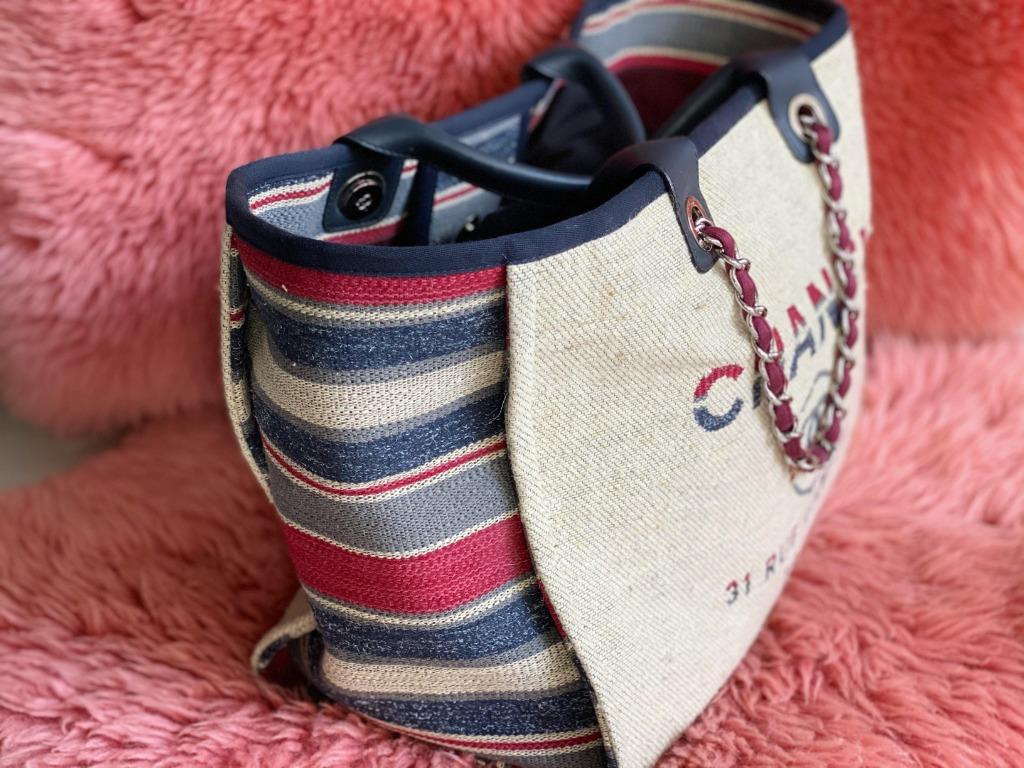 Chanel canvas tote 2025 2018