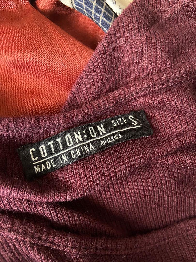 Cotton On long sleeves top size S (Category: Longsleeves) located in Caloocan City. Submitted by eliesellsit (Listing ID 1070532029, Image 3). Description: Cotton On Size S RFS: decluttering Delivery is shouldered by the buyer MOP: BPI / Gcash Delivery: Grab / Lalamove.