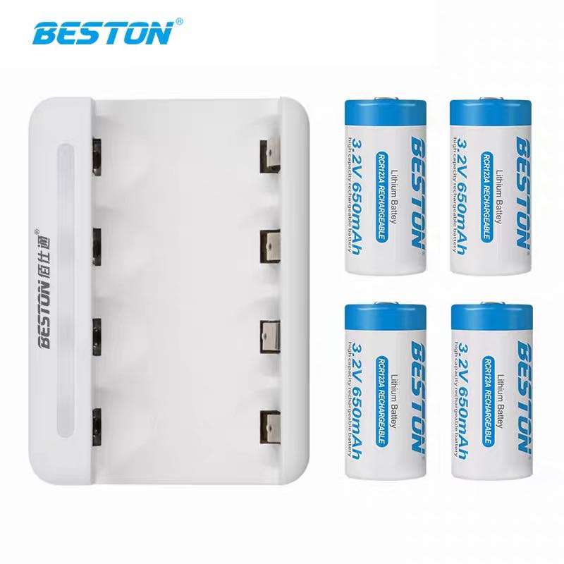 CR123A 充電池4粒+ USB 充電器(Rechargeable CR123A Battery X4 w/ USB Charger), 手提電話,  電話＆平板電腦配件, 電池及充電器- Carousell