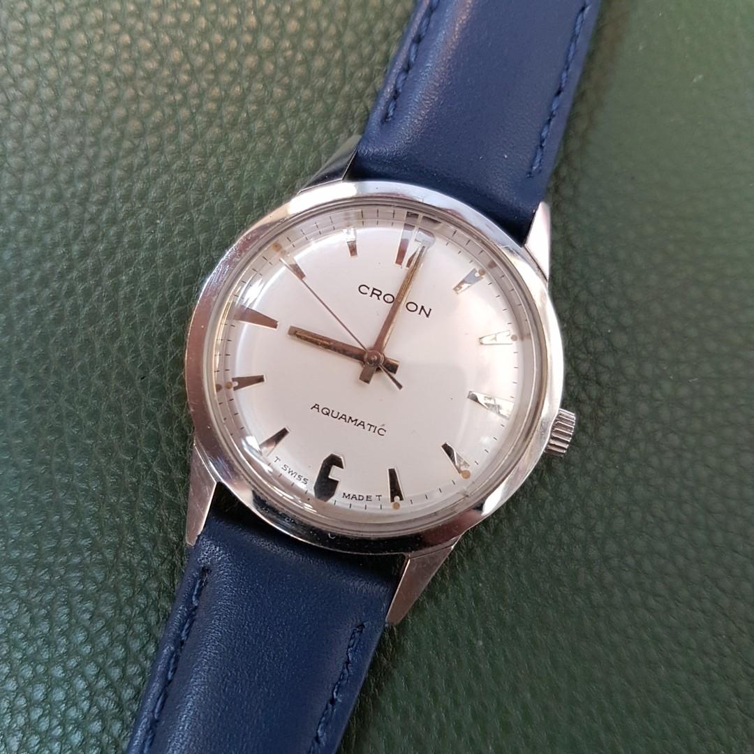 croton aquamatic watch vintage