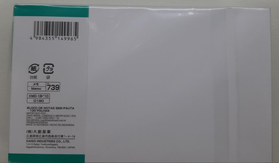 Daiso Japan Index Card / Flash Card, Hobbies & Toys, Stationery & Craft