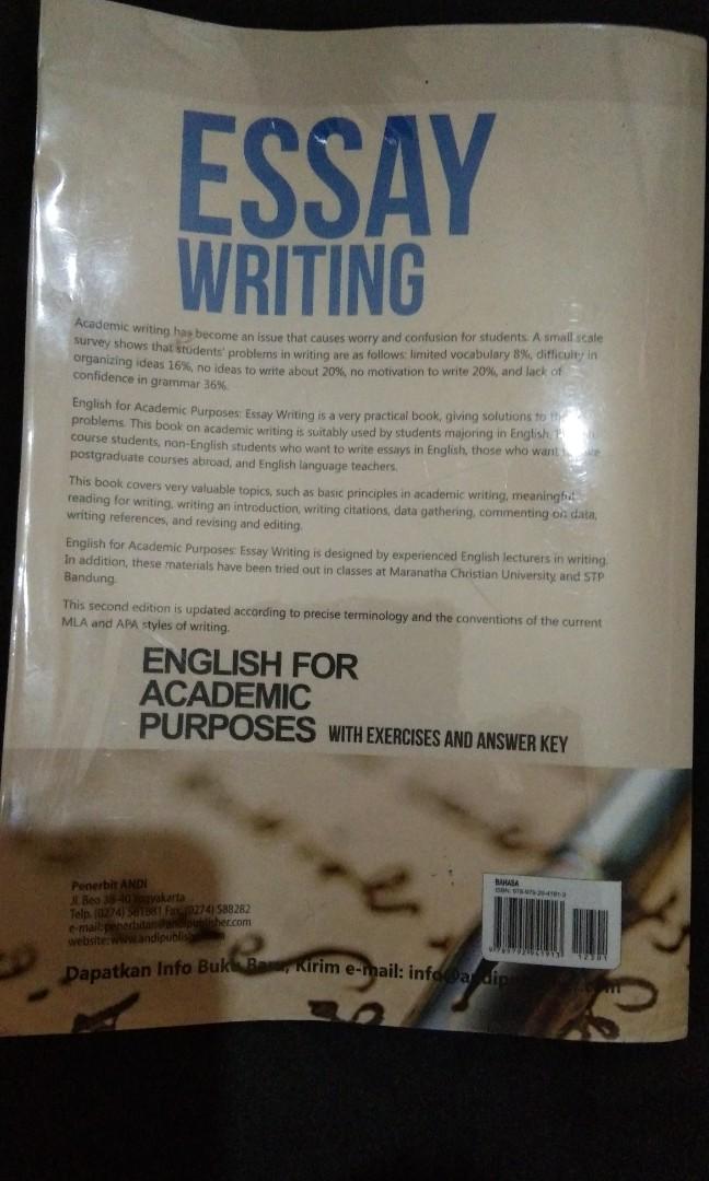 for　Purposes　di　(with　exercises　English　and　key),　Carousell　2nd　Edition,　Buku　Academic　Tulis,　Buku　Essay　answer　Writing:　Alat