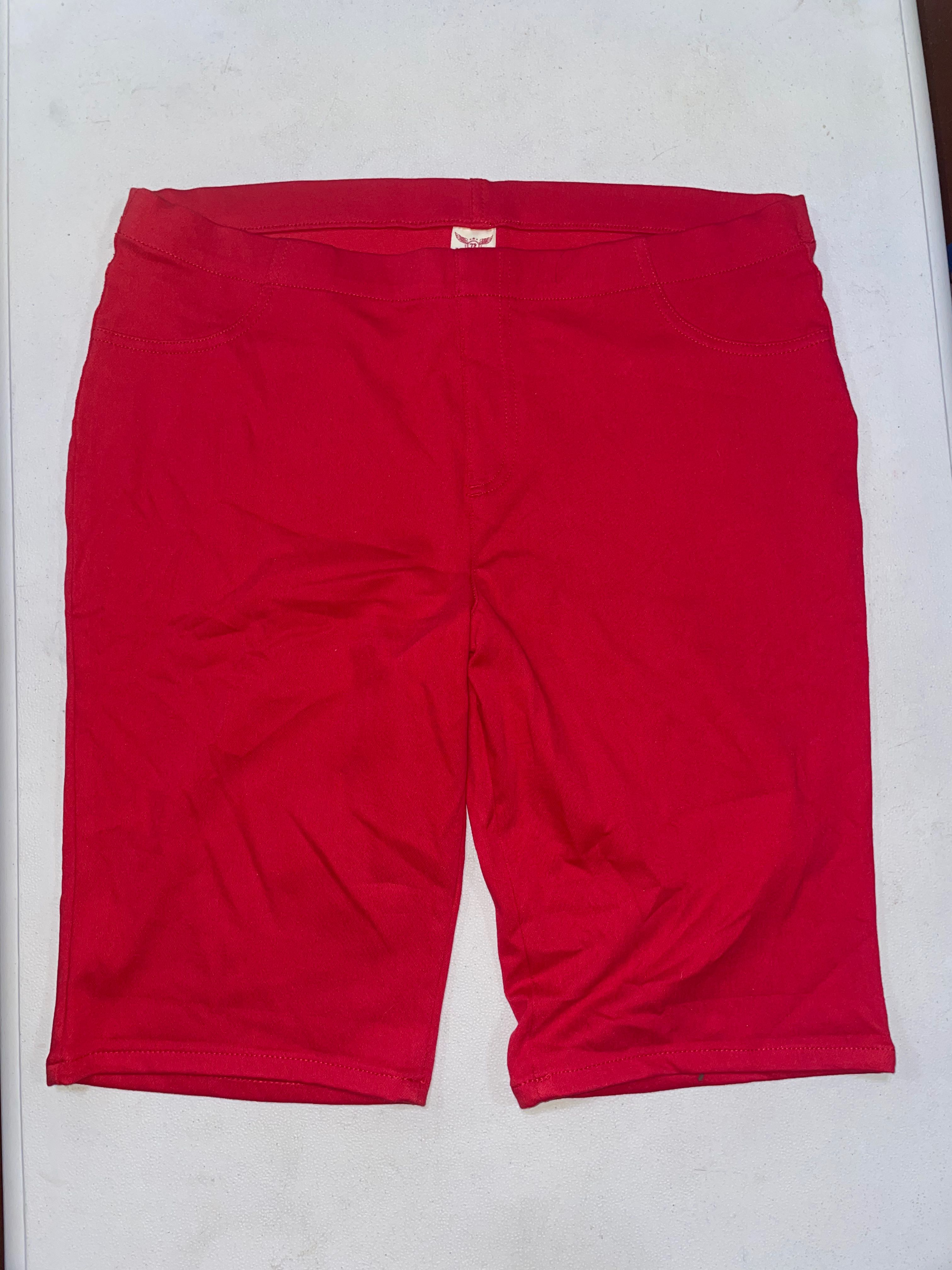 Faded Glory - Red Bermuda Shorts, Women 