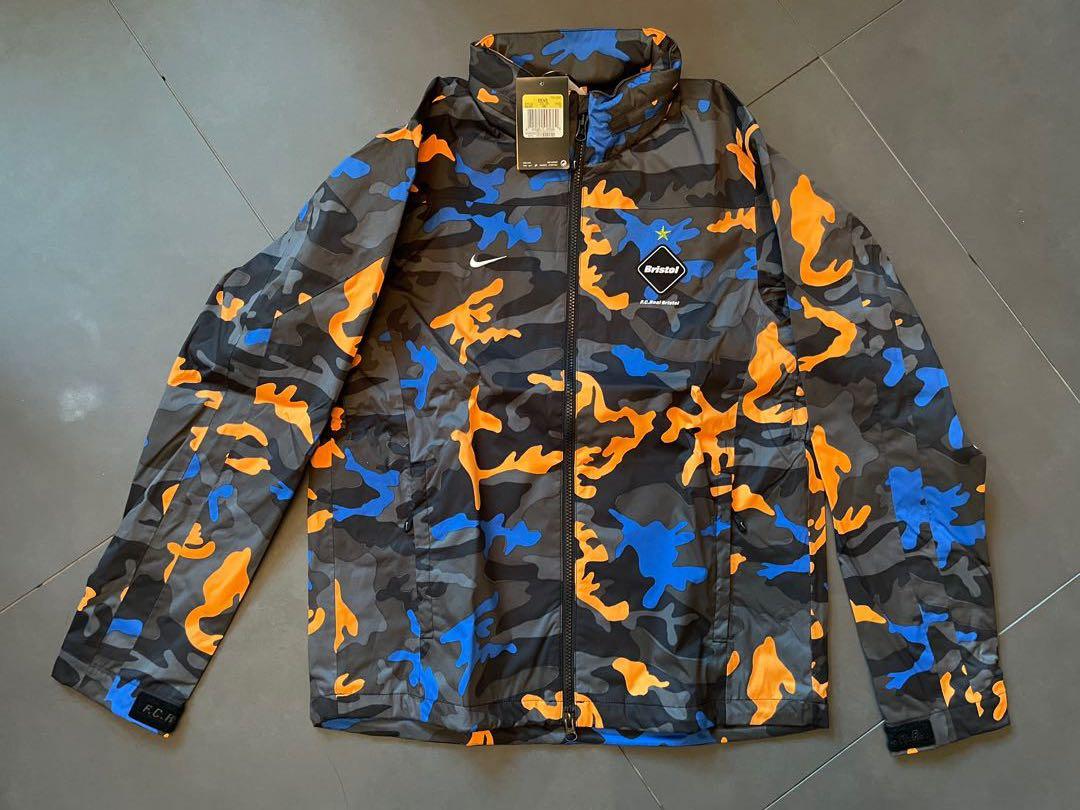 FCRB Real Bristol Camo Practice Jacket sz S, 男裝, 外套及戶外衣服