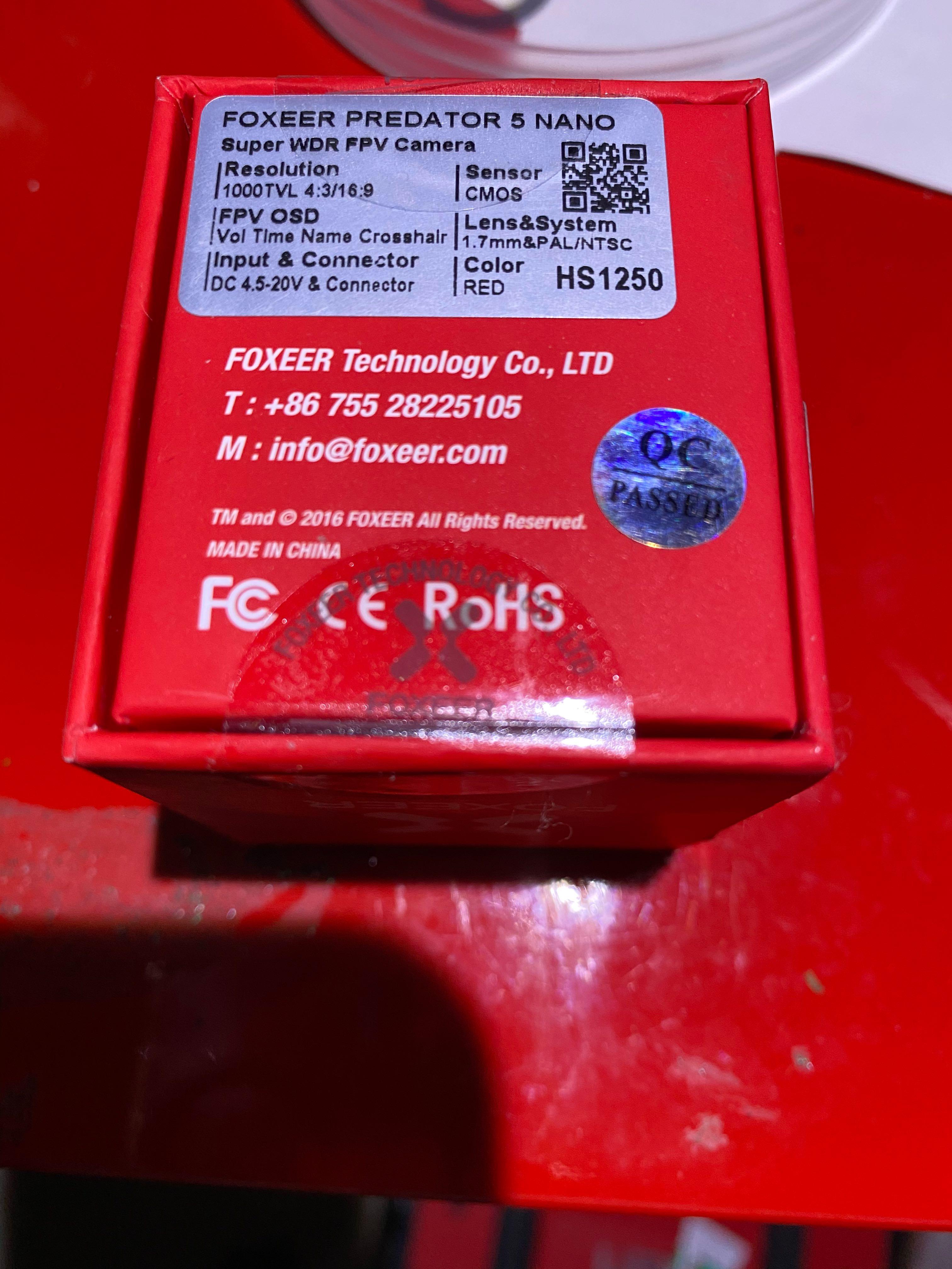 Fpv camera Foxeer Predator 5 Micro , Photography, Drones on Carousell