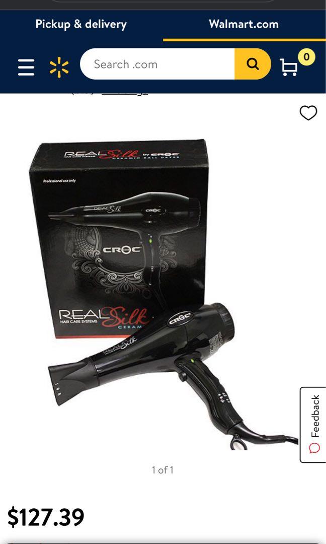 Croc true deals silk hair dryer