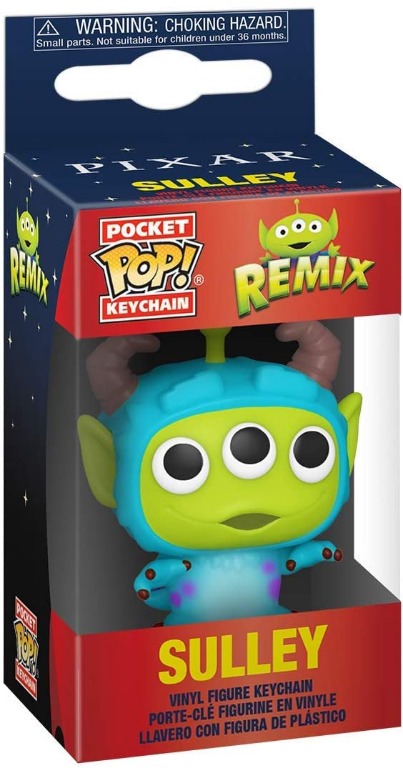 alien remix funko pop keychain