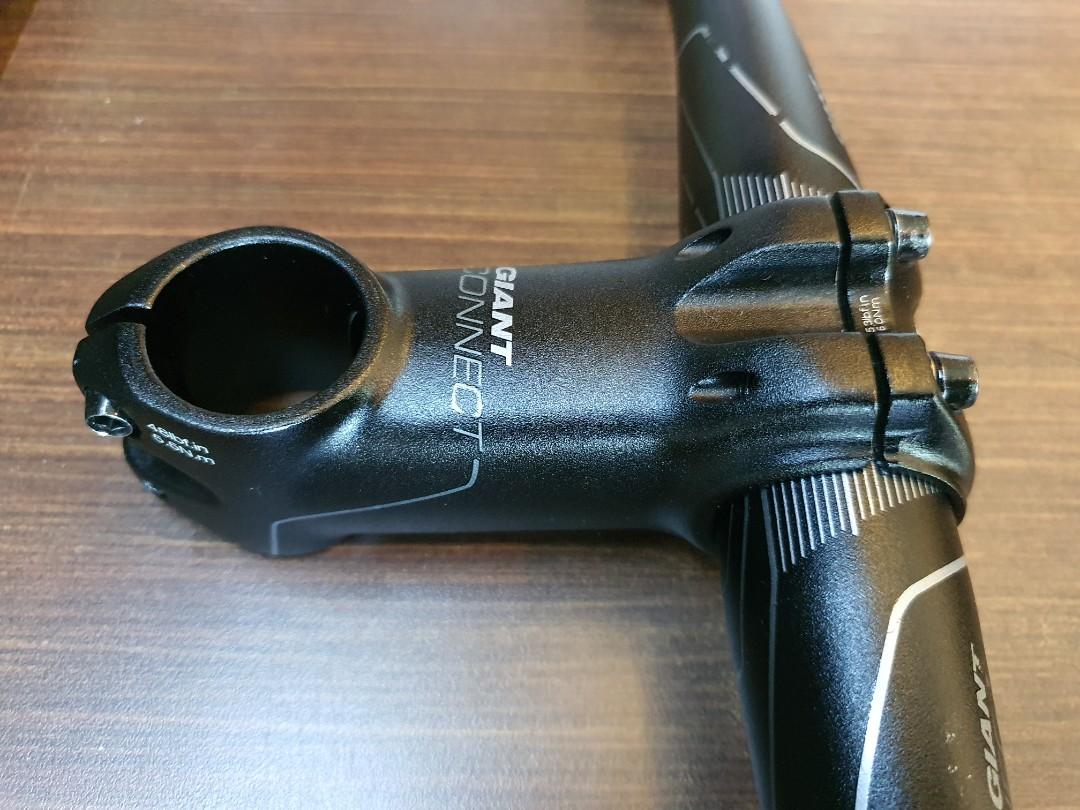 Giant Connect Flat Handlebar 540mm Stem Grip Bar Ends set For Sale