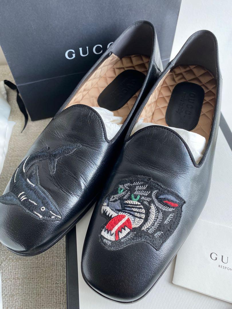 Gucci loafers wolf hot sale