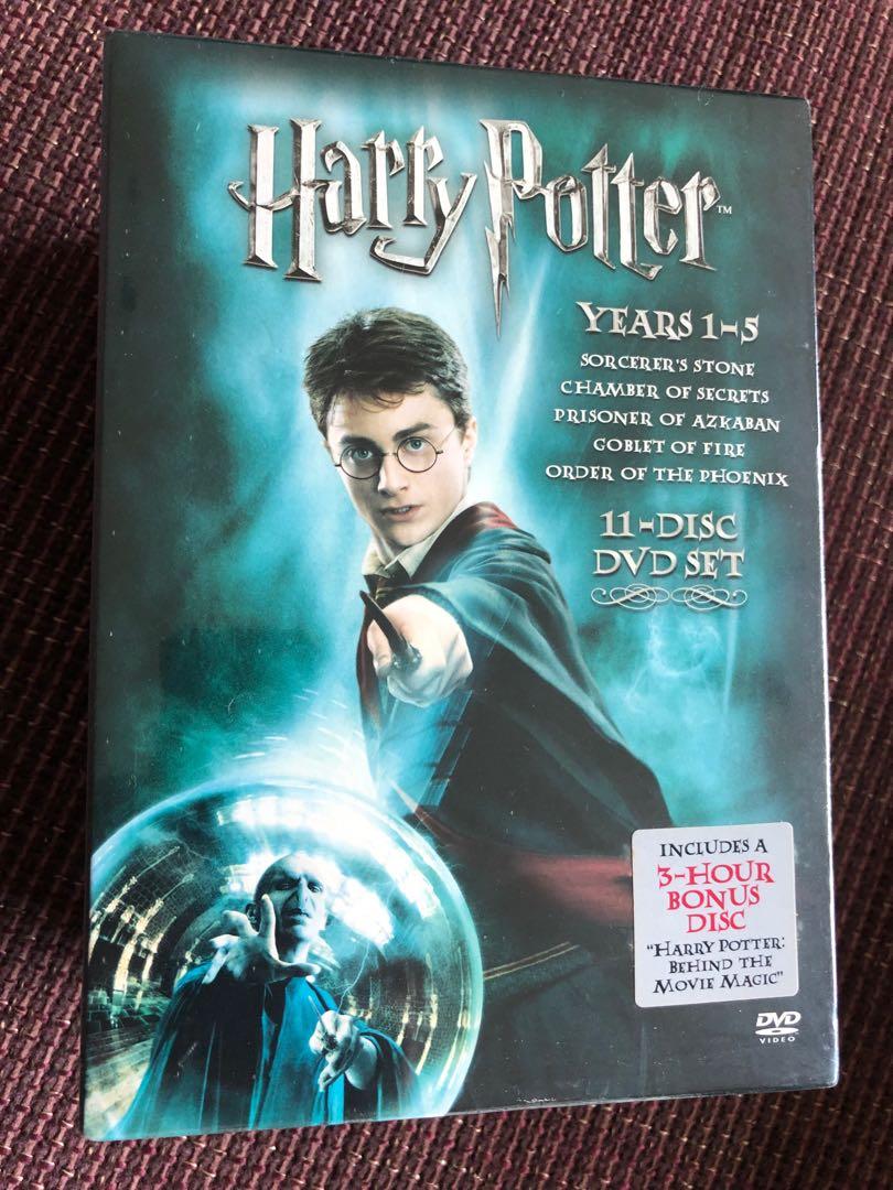 Harry Potter Movie DVD Lot Set: The Sorcerer's Stone, The Chamber