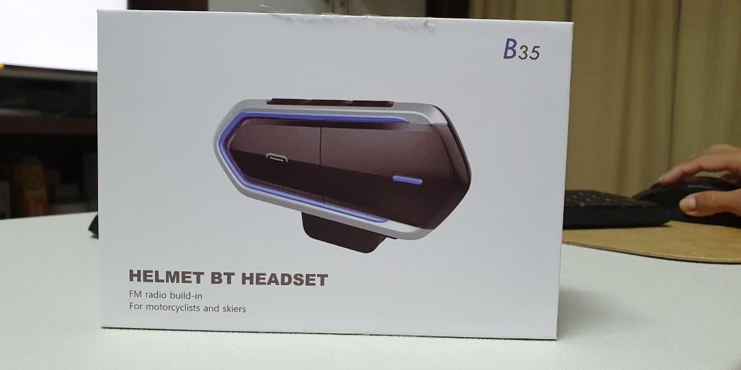 Helmet BT Headset model B35, Motorcycles, Motorcycle Accessories on