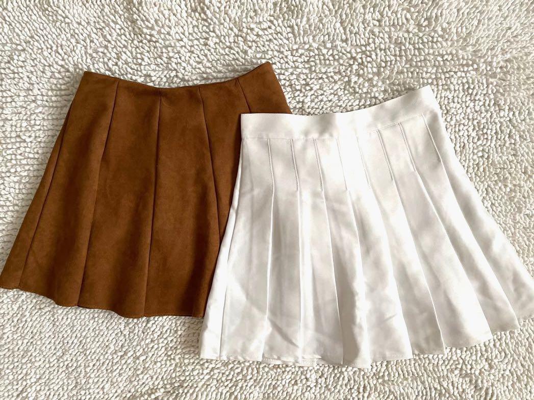 White skater skirt vintage Clearance