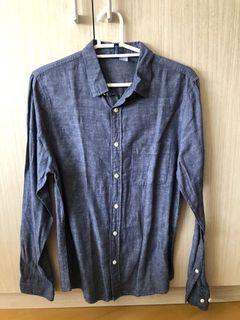 H&M Divided Long Sleeve Polo Button Down