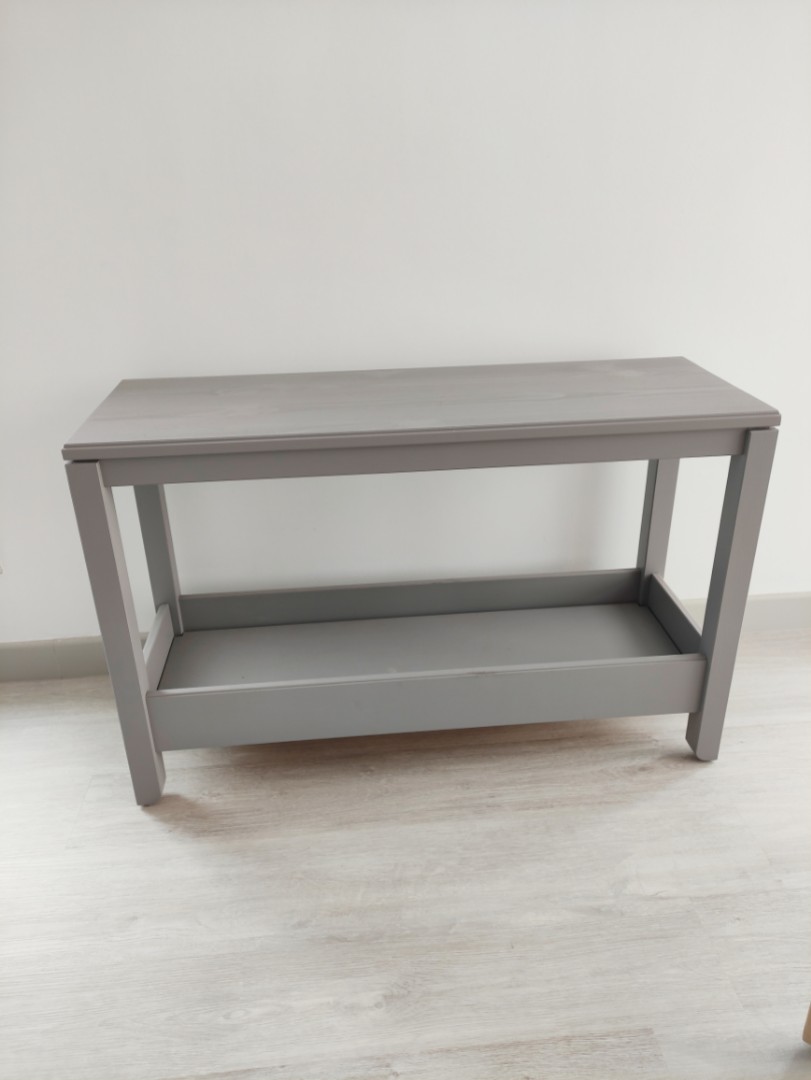 IKEA Grey Console Table HAVSTA Furniture Home Living