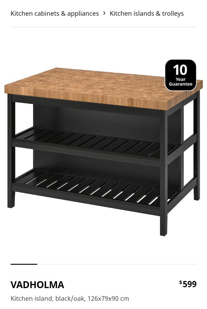 ikea vadholma kitchen island furniture home living furniture tables sets on carousell