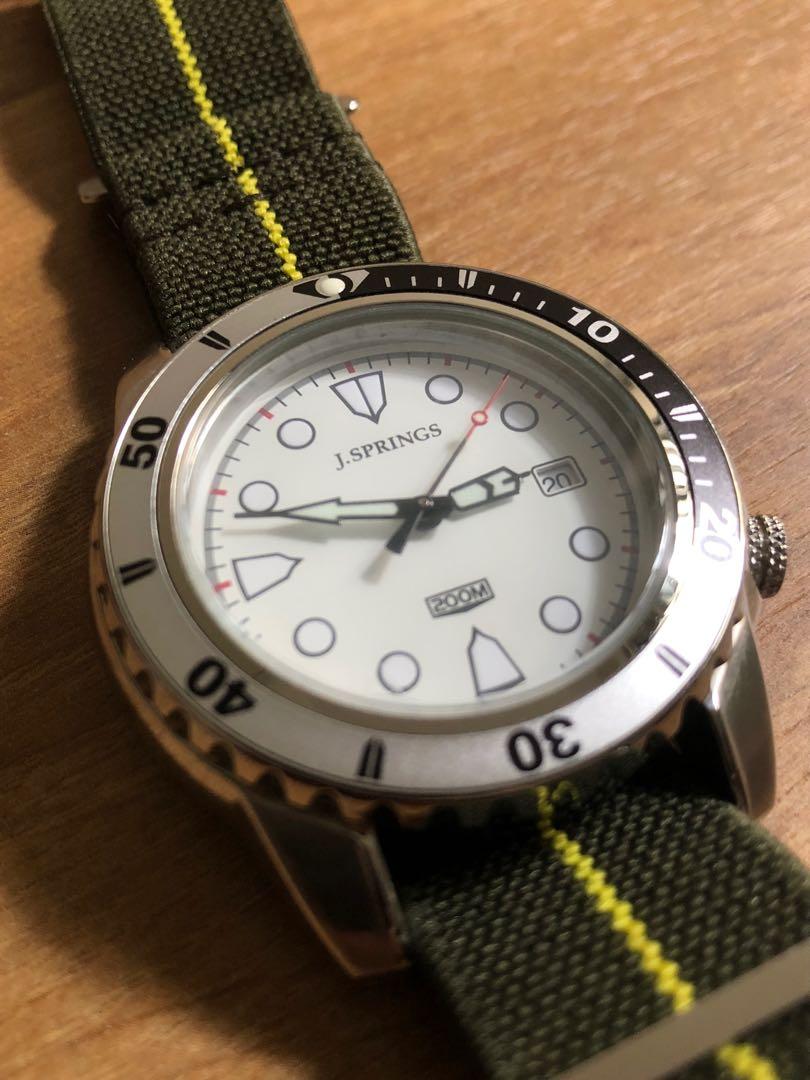 J.Springs diver 200m quartz Seiko sub brand Men s Fashion