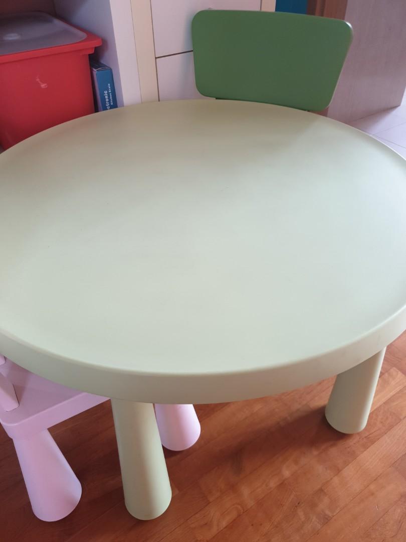 Ikea round shop kids table