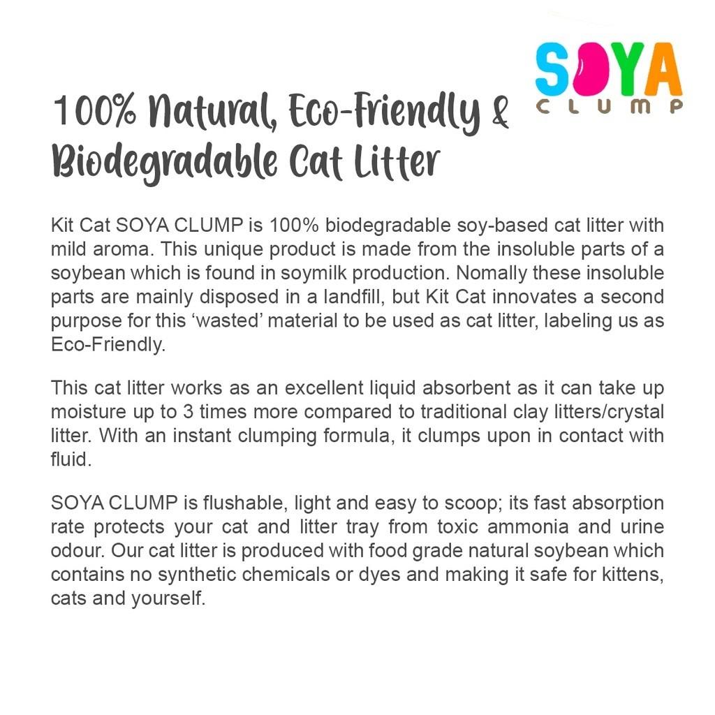 Kit Cat Soya Clump Litter Confetti 7L, Pet Supplies, Homes & Other