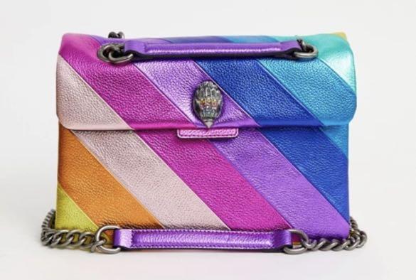rainbow purse kurt geiger