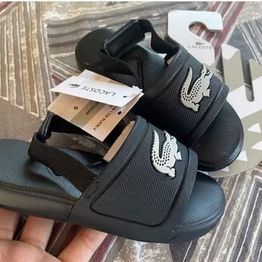 lacoste slides kids