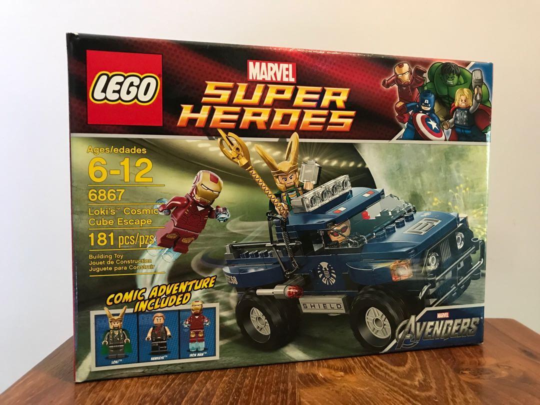 LEGO 6867 loki's cosmic cube escape marvel super heroes avengers