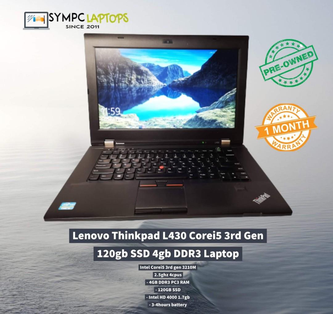 lenovo ThinkPad L430 Windows11 HDD+SSD www.elsahariano.com