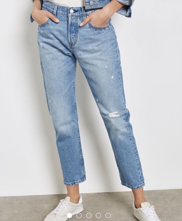 Levi s 501 Tapered Boyfriend Jeans