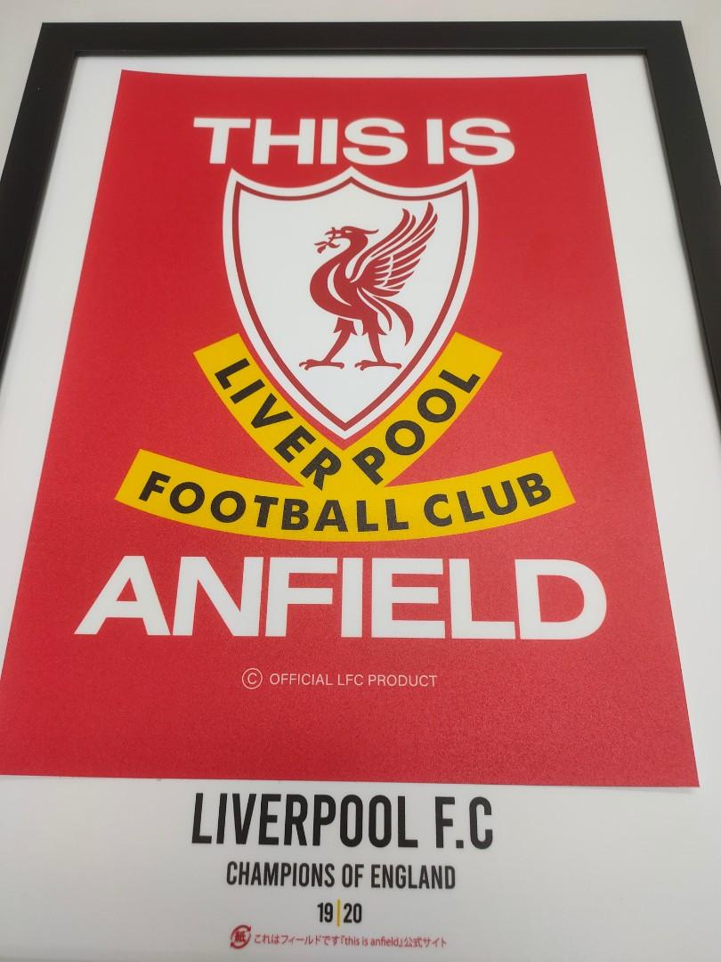 Liverpool Fc This Is Anfield Poster With Frame 30x40cm Design Craft Handmade Goods Accessories On Carousell