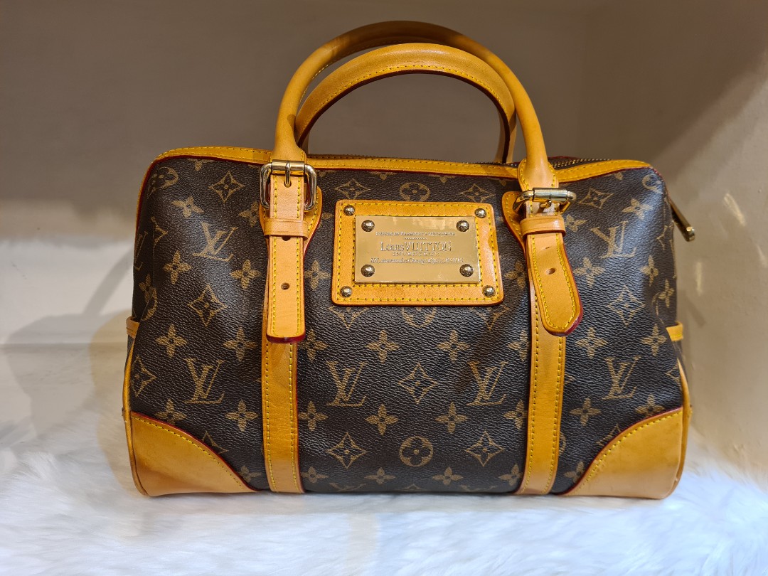 LV Berkeley Monogram Canvas Handbag, Luxury, Bags & Wallets on Carousell