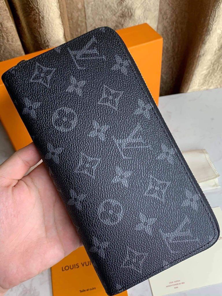 black and grey lv wallet