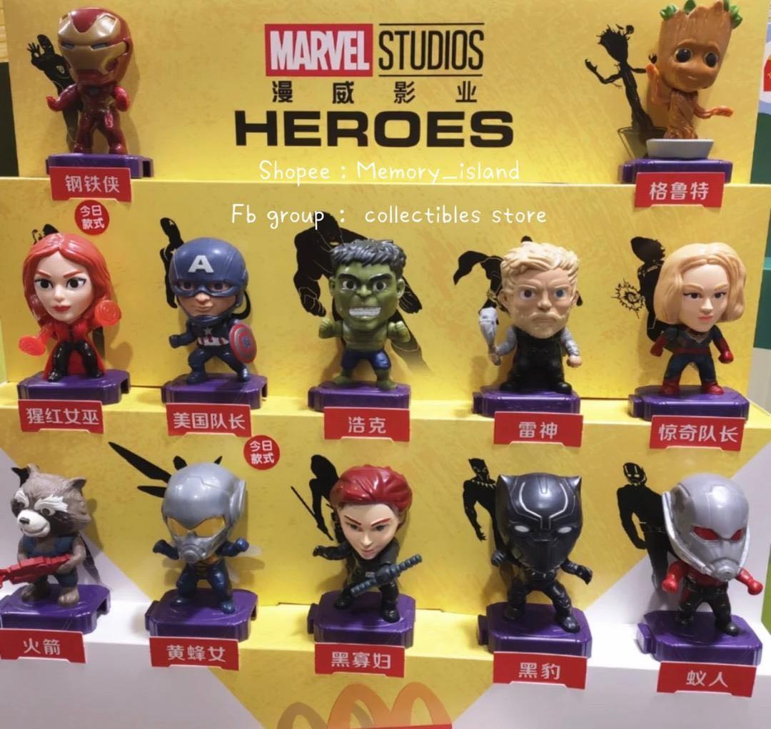 Mcdonalds deals superhero toys