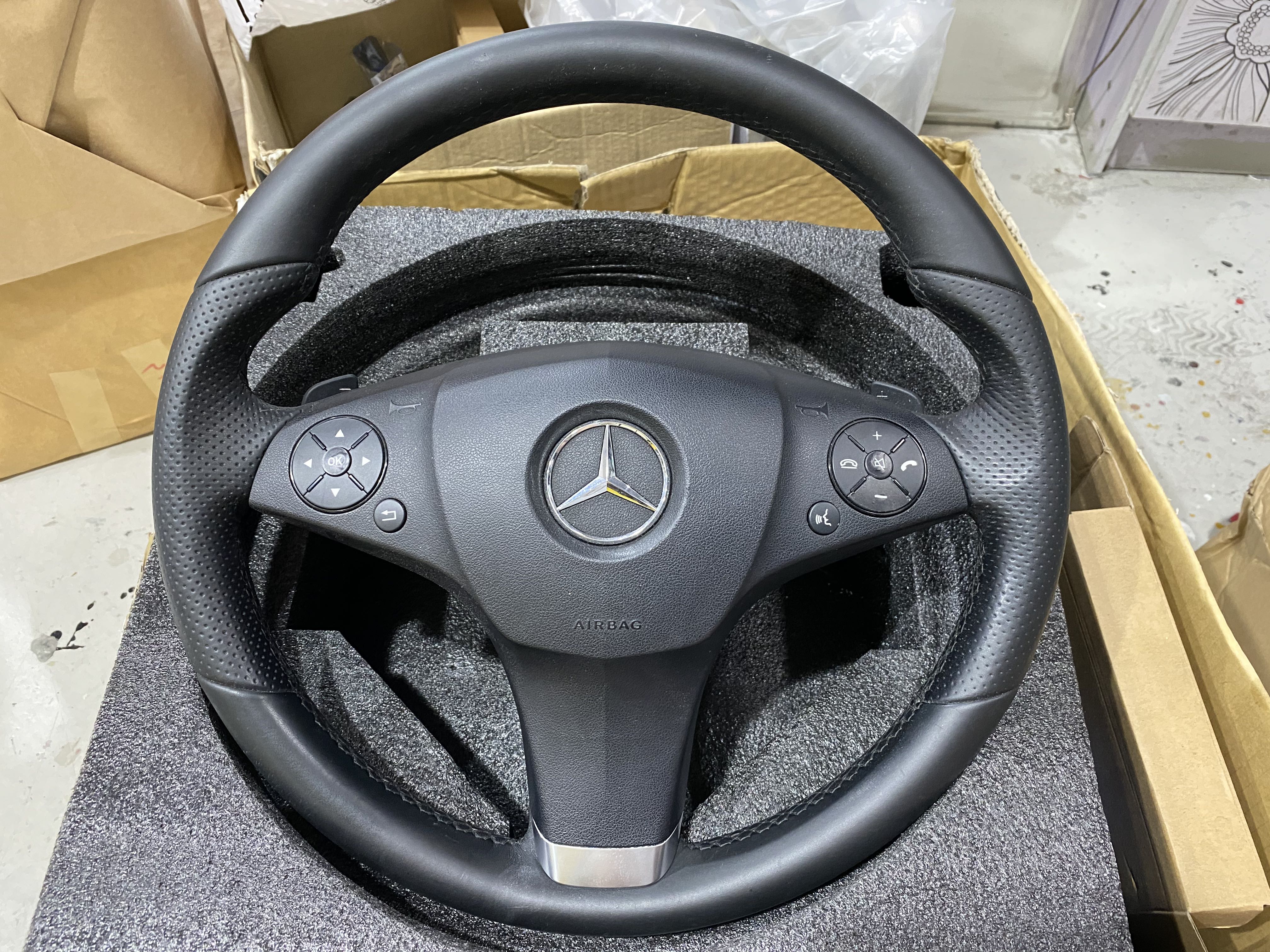 Mercedes w212 hotsell steering wheel