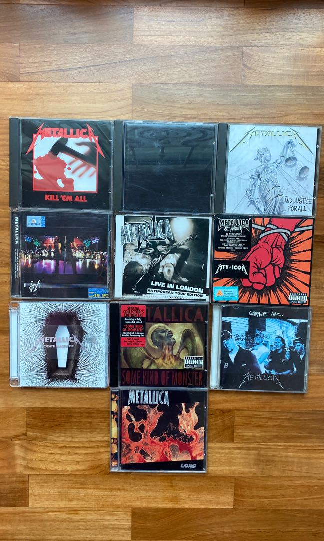 Metallica CDs Collection, Hobbies & Toys, Music & Media, CDs & DVDs on  Carousell