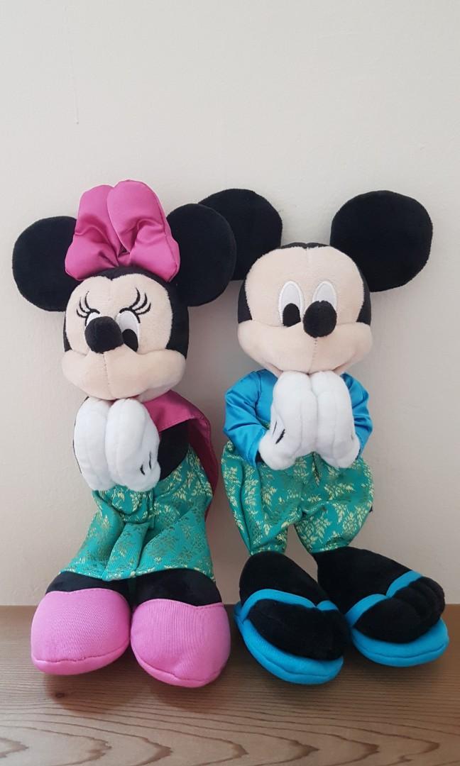 minnie and mickey plush