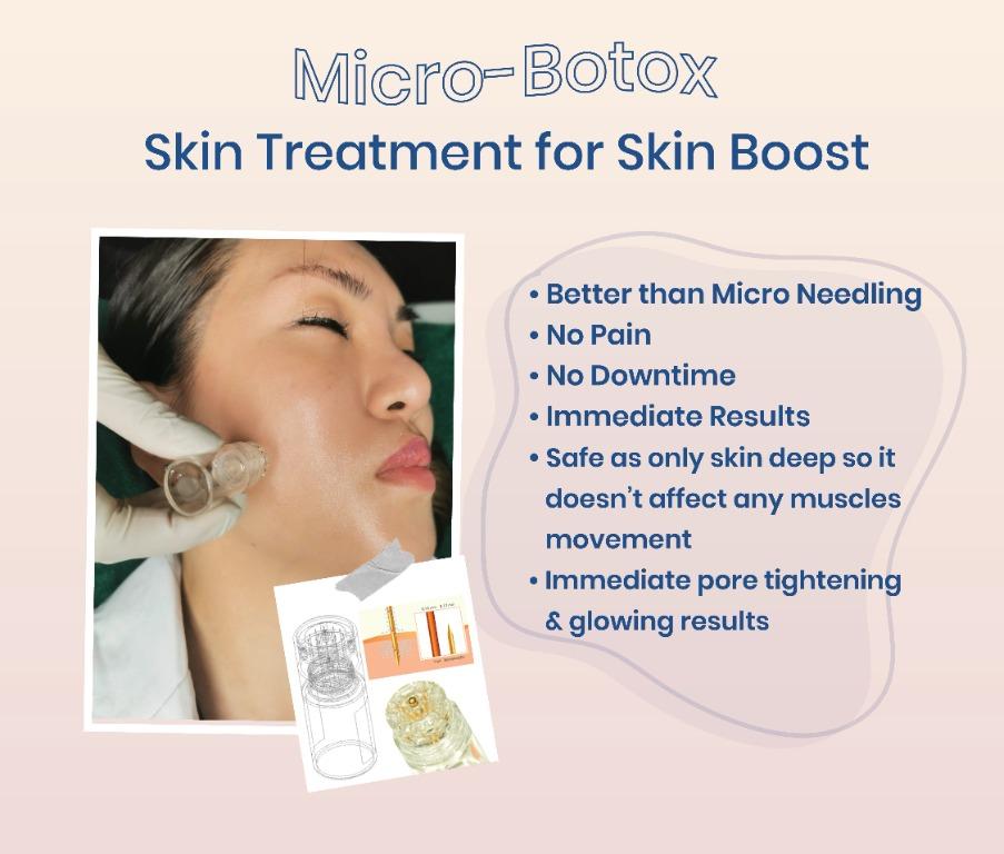 Micro Infusion Botox Facial, Beauty & Personal Care, Face, Face Care on Carousell