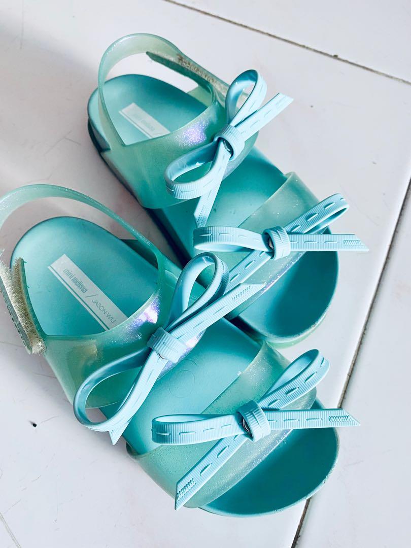 mini melissa sandals size 12