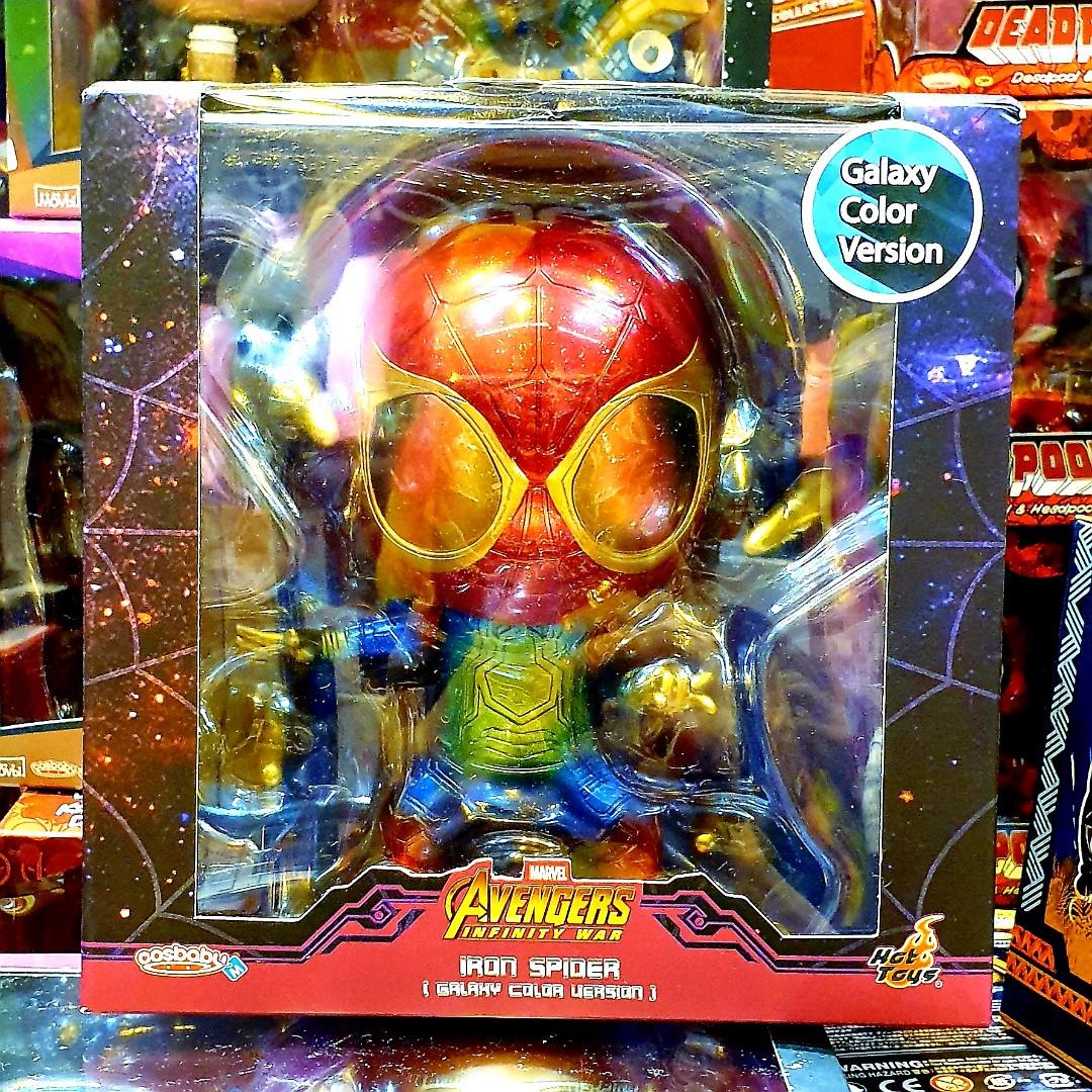 MISB Hot Toys M Sized Iron Spider Galaxy Color Version Cosbaby Approximately 15cm Tall Marvel Avengers Endgame Infinity War Hobbies Toys Toys Games on Carousell