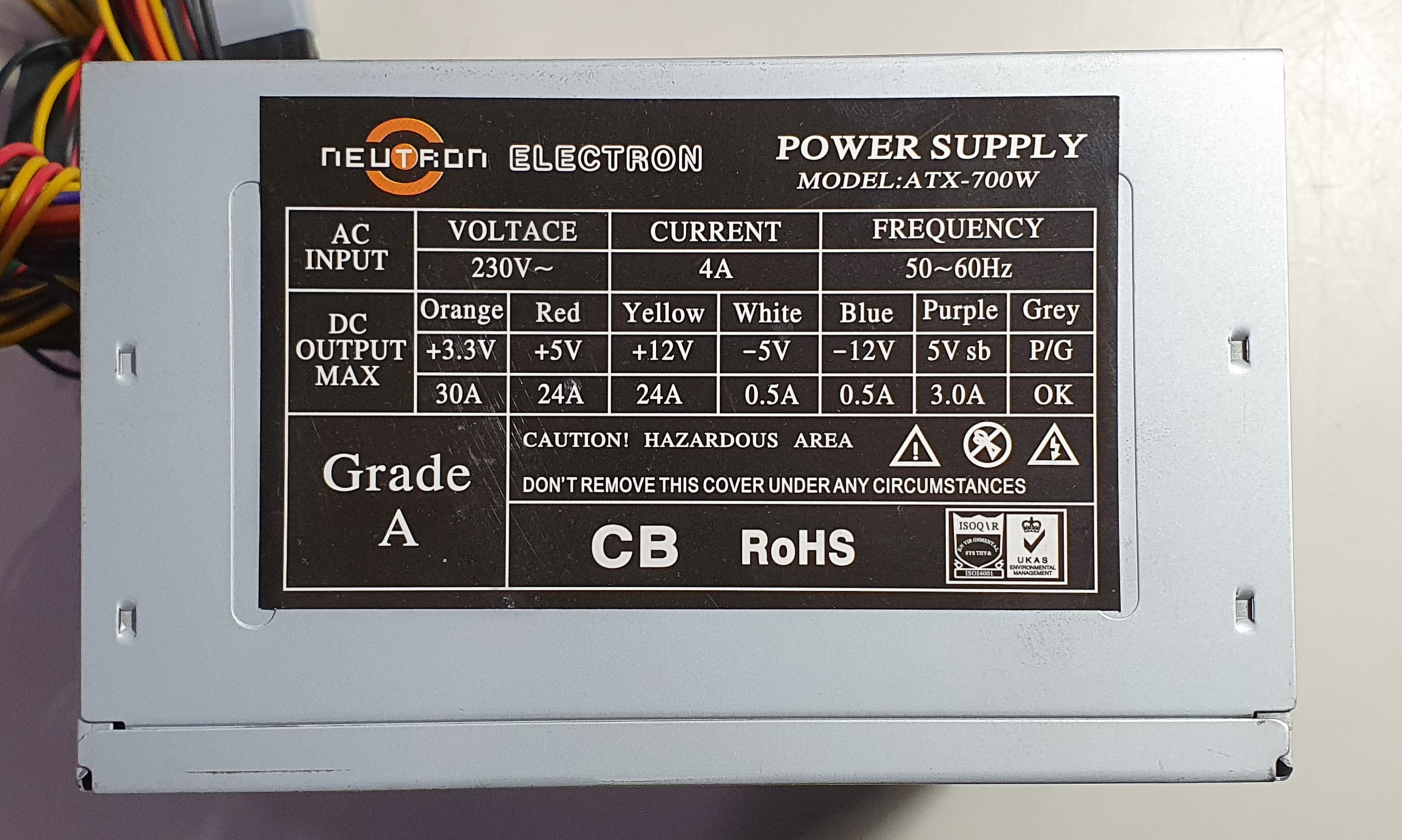 Neutron 700w psu cpu power Supply pc desktop 6 pin 4pin, Computers