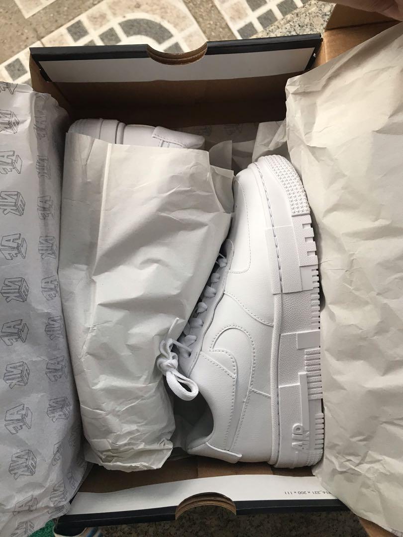 NIKE AIR FORCE 1 PIXEL TRIPLE WHITE, Women's Fashion, Footwear, Sneakers on  Carousell