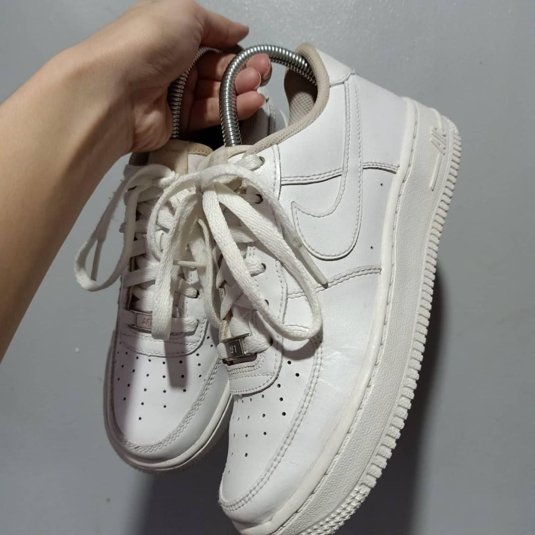 Nike Air Force 1 Triple White, Women's Fashion, Footwear, Sneakers on ...