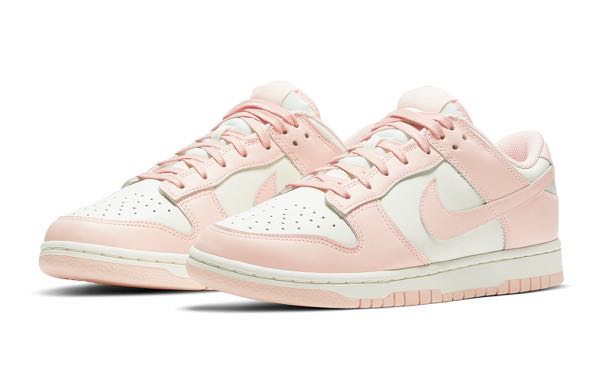 orange and pink nike dunks
