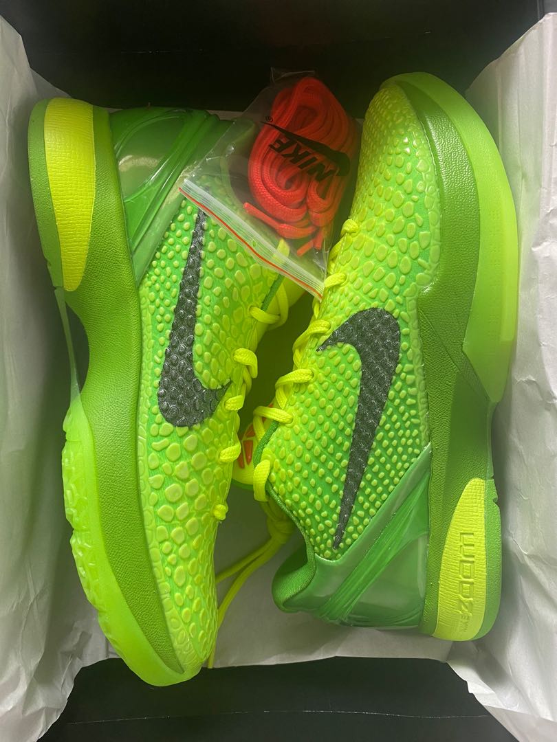 Nike Kobe 6 Protro Grinch Neon Men's Fashion, Footwear, Sneakers on Carousell