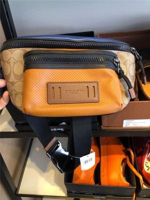 NWT COACH TERRAIN BELT BAG IN COLORBLOCK SIGNATURE CANVAS 89906