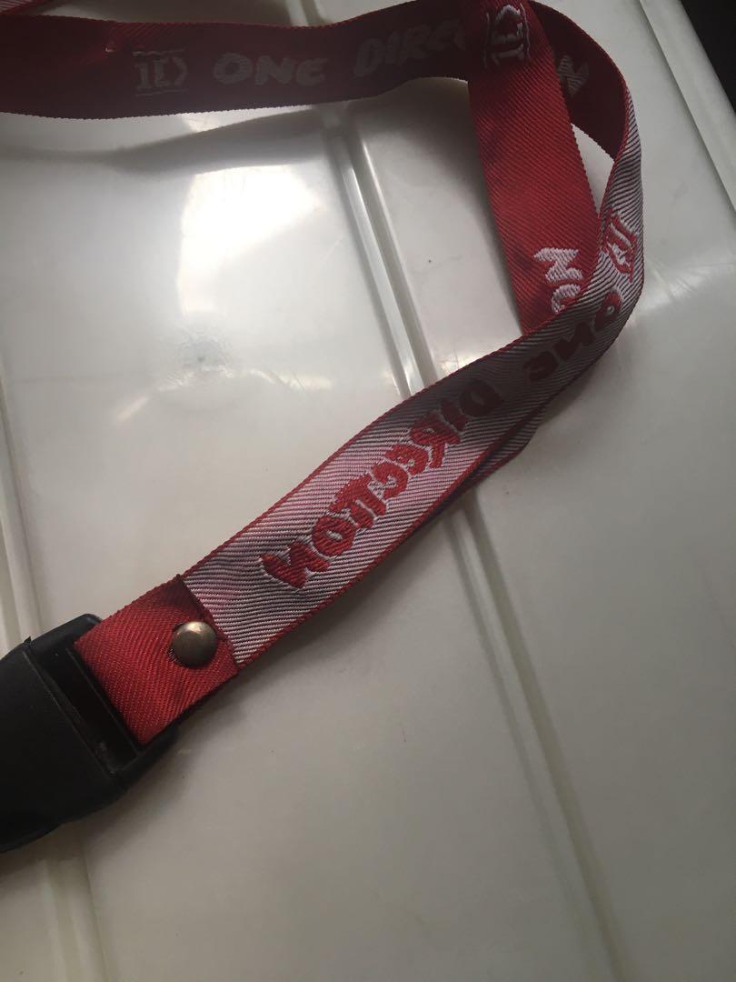 One Direction Limited Edition Woven Lanyard (Category: Luxury Accessories) located in Quezon City. Submitted by yazdeclutters (Listing ID 1070543149, Image 2). Description: Never used .