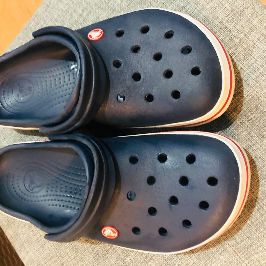 Crocs top slippers blue