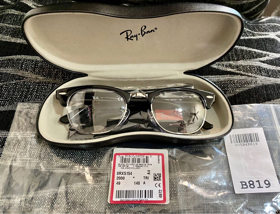Original Rayban RB5154 Clubmaster Optical Eyeglasses, Men's Fashion,  Watches & Accessories, Sunglasses & Eyewear on Carousell